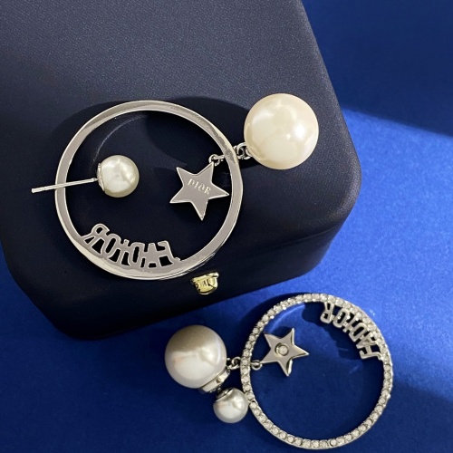 Replica Christian Dior Earrings For Women #1239917 $32.00 USD for Wholesale