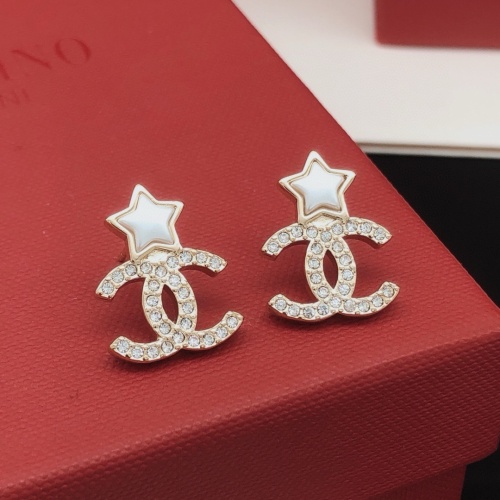 Replica Chanel Earrings For Women #1239958 $27.00 USD for Wholesale