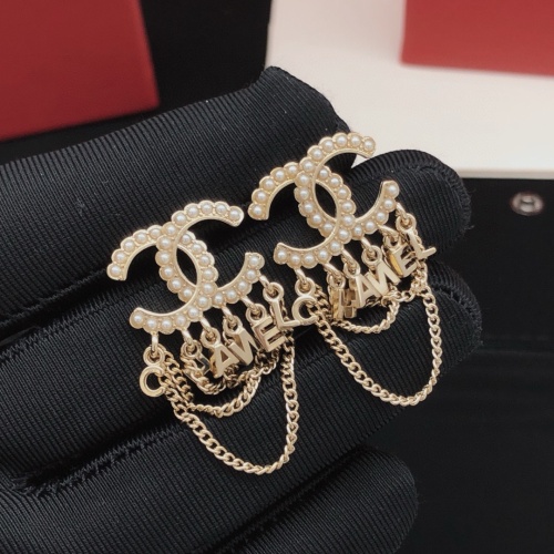 Replica Chanel Earrings For Women #1239966 $29.00 USD for Wholesale