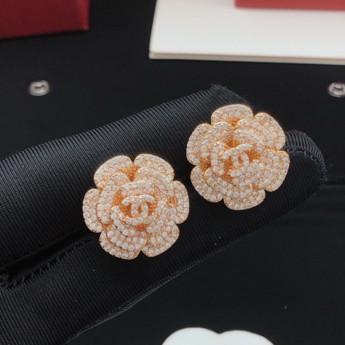 Replica Chanel Earrings For Women #1239969 $32.00 USD for Wholesale