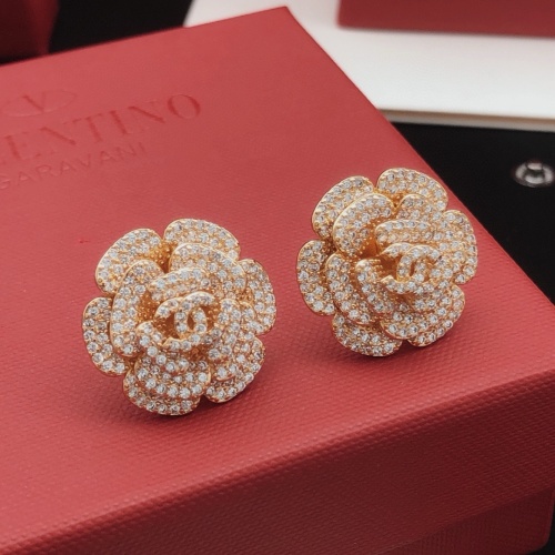 Replica Chanel Earrings For Women #1239969 $32.00 USD for Wholesale