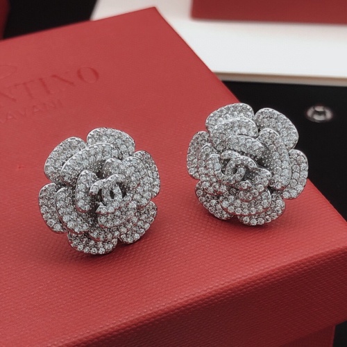 Replica Chanel Earrings For Women #1239971 $32.00 USD for Wholesale