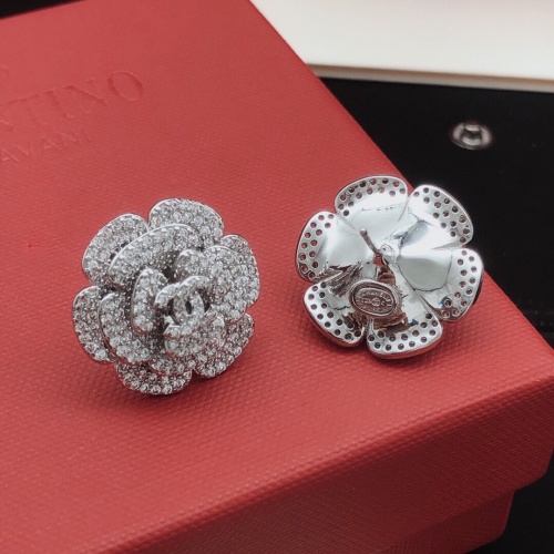 Replica Chanel Earrings For Women #1239971 $32.00 USD for Wholesale