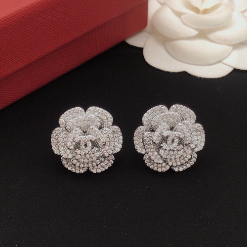 Replica Chanel Earrings For Women #1239971 $32.00 USD for Wholesale