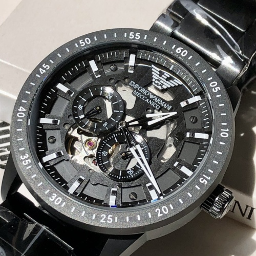 Replica Armani AAA Quality Watches For Men #1239981 $280.99 USD for Wholesale