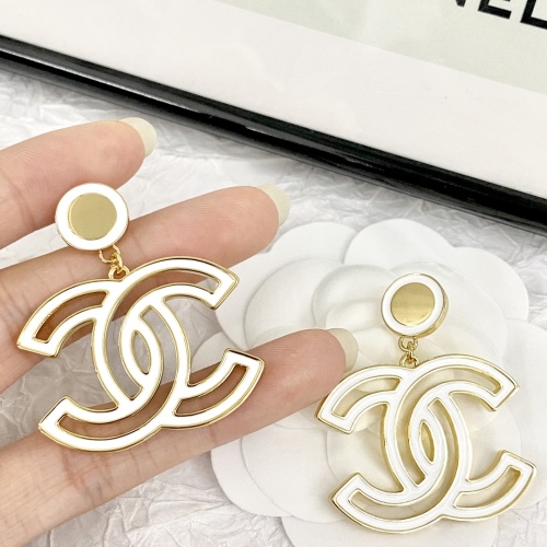 Replica Chanel Earrings For Women #1239982 $38.00 USD for Wholesale