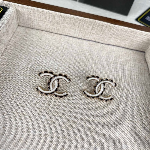 Replica Chanel Earrings For Women #1239989 $27.00 USD for Wholesale