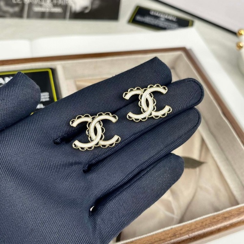 Replica Chanel Earrings For Women #1239989 $27.00 USD for Wholesale