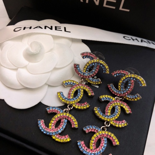 Replica Chanel Earrings For Women #1239991 $36.00 USD for Wholesale