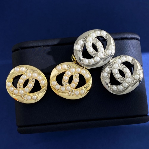 Replica Chanel Earrings For Women #1239995 $27.00 USD for Wholesale