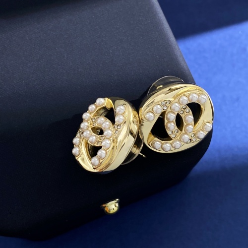 Replica Chanel Earrings For Women #1239996 $27.00 USD for Wholesale