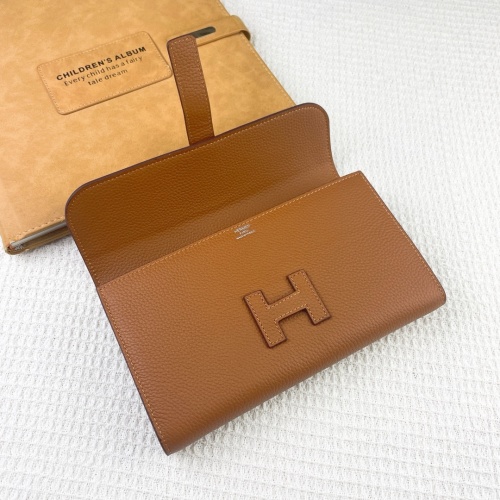 Replica Hermes Wallet For Women #1240150 $64.00 USD for Wholesale