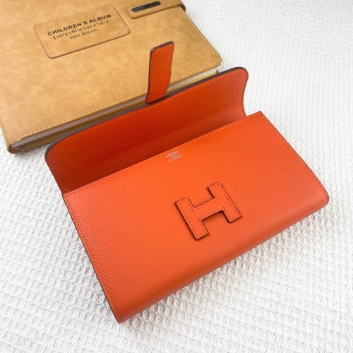 Replica Hermes Wallet For Women #1240157 $64.00 USD for Wholesale