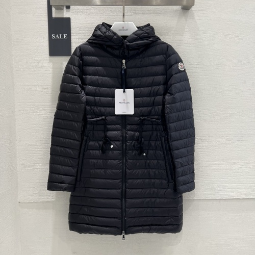 Moncler Down Feather Coat Long Sleeved For Women #1240185 $160.00 USD, Wholesale Replica Moncler Down Feather Coat