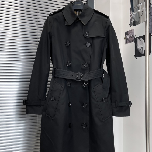 Burberry Trench Coat Long Sleeved For Women #1240194 $160.00 USD, Wholesale Replica Burberry Trench Coat