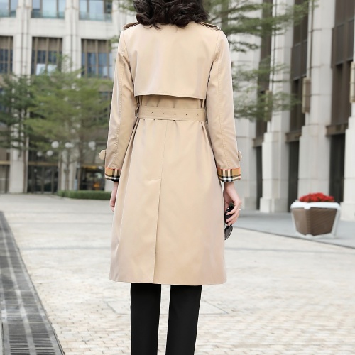 Replica Burberry Trench Coat Long Sleeved For Women #1240197 p.15752.50 RUB for Wholesale