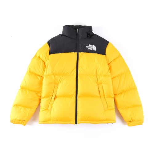 The North Face Down Feather Coat Long Sleeved For Unisex #1240199 $105.00 USD, Wholesale Replica The North Face Down Feather Coat