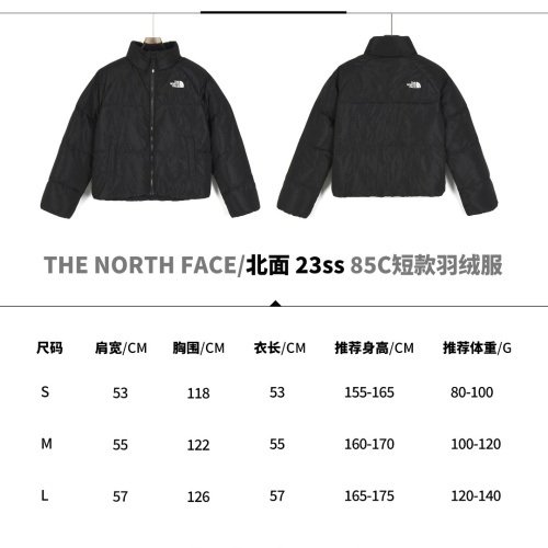 Replica The North Face Down Feather Coat Long Sleeved For Women #1240215 $118.00 USD for Wholesale