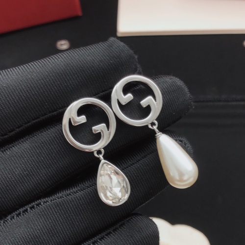 Replica Gucci Earrings For Women #1240276 $29.00 USD for Wholesale