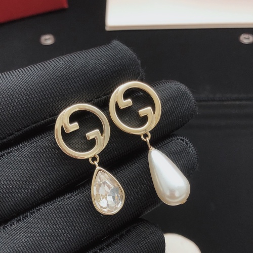 Replica Gucci Earrings For Women #1240277 $29.00 USD for Wholesale