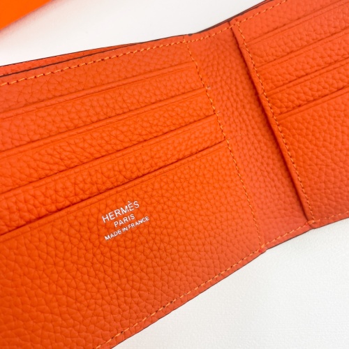 Replica Hermes Wallet For Women #1240373 $45.00 USD for Wholesale