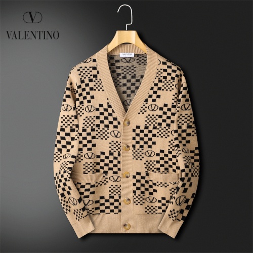 Valentino Sweaters Long Sleeved For Men #1240398 $60.00 USD, Wholesale Replica Valentino Sweaters