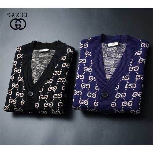 Replica Gucci Sweaters Long Sleeved For Men #1240405 $60.00 USD for Wholesale