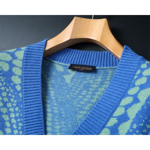 Replica Louis Vuitton LV Sweaters Long Sleeved For Men #1240433 $60.00 USD for Wholesale