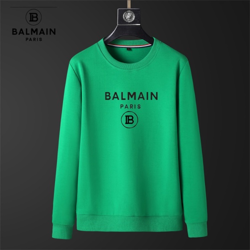 Balmain Hoodies Long Sleeved For Men #1240461 $40.00 USD, Wholesale Replica Balmain Hoodies