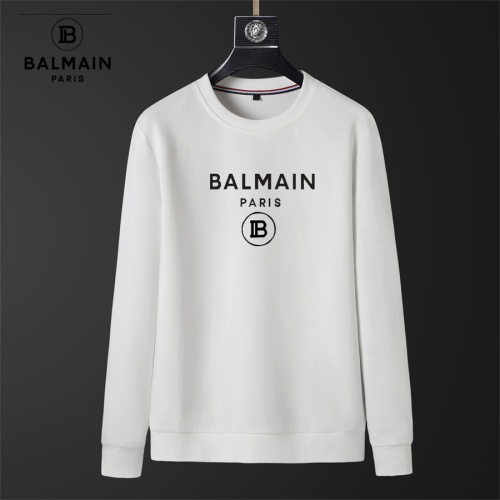 Balmain Hoodies Long Sleeved For Men #1240462 $40.00 USD, Wholesale Replica Balmain Hoodies