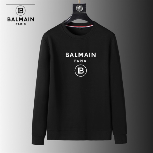 Balmain Hoodies Long Sleeved For Men #1240463 $40.00 USD, Wholesale Replica Balmain Hoodies