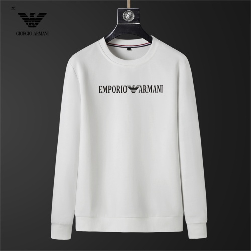 Armani Hoodies Long Sleeved For Men #1240464 $40.00 USD, Wholesale Replica Armani Hoodies