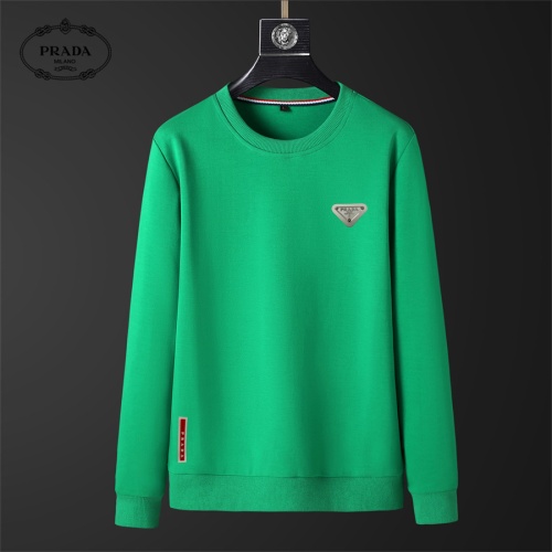 Prada Hoodies Long Sleeved For Men #1240498 $40.00 USD, Wholesale Replica Prada Hoodies