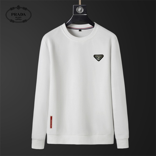 Prada Hoodies Long Sleeved For Men #1240499 $40.00 USD, Wholesale Replica Prada Hoodies