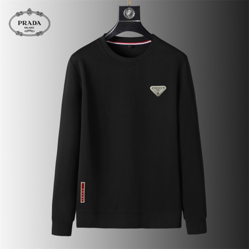 Prada Hoodies Long Sleeved For Men #1240500 $40.00 USD, Wholesale Replica Prada Hoodies