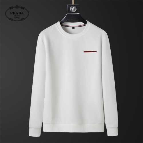 Prada Hoodies Long Sleeved For Men #1240510 $40.00 USD, Wholesale Replica Prada Hoodies