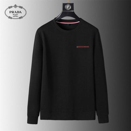 Prada Hoodies Long Sleeved For Men #1240511 $40.00 USD, Wholesale Replica Prada Hoodies