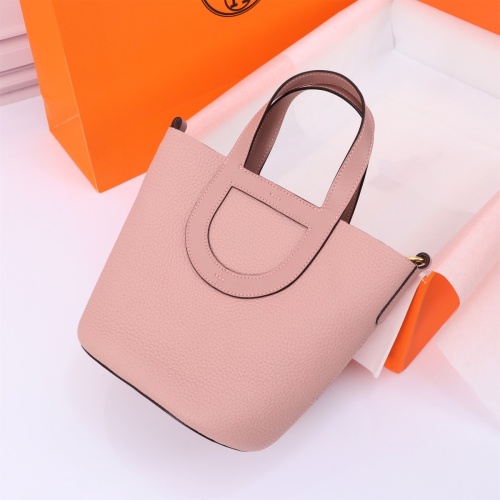 Replica Hermes AAA Quality Handbags In Gold For Women #1240515 $240.00 USD for Wholesale