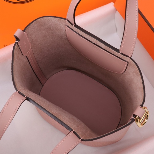 Replica Hermes AAA Quality Handbags In Gold For Women #1240515 $240.00 USD for Wholesale