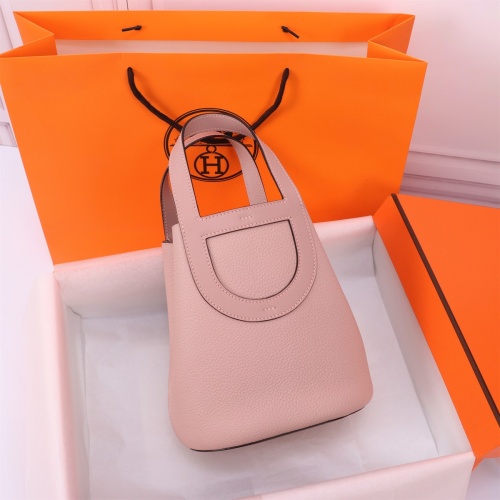 Replica Hermes AAA Quality Handbags In Silver For Women #1240516 $240.00 USD for Wholesale