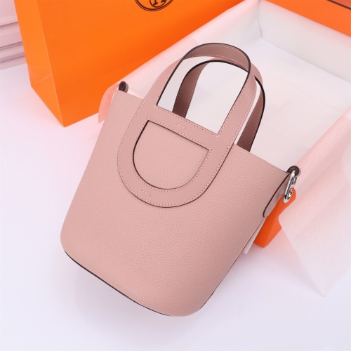 Replica Hermes AAA Quality Handbags In Silver For Women #1240516 $240.00 USD for Wholesale