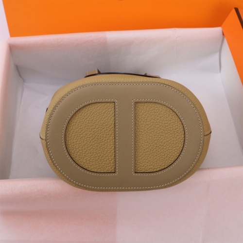 Replica Hermes AAA Quality Handbags In Gold For Women #1240517 $240.00 USD for Wholesale