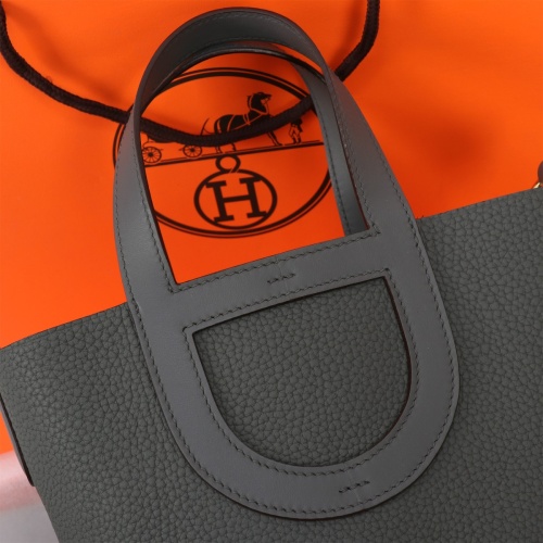 Replica Hermes AAA Quality Handbags In Gold For Women #1240527 $240.00 USD for Wholesale