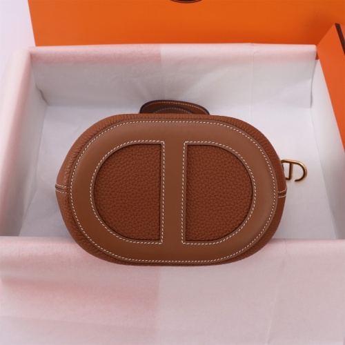 Replica Hermes AAA Quality Handbags In Gold For Women #1240532 $240.00 USD for Wholesale