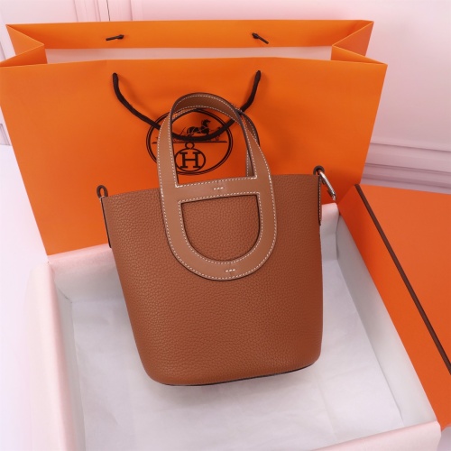 Hermes AAA Quality Handbags In Silver For Women #1240534 $240.00 USD, Wholesale Replica Hermes AAA Quality Handbags