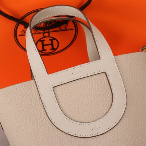 Replica Hermes AAA Quality Handbags In Gold For Women #1240537 $240.00 USD for Wholesale