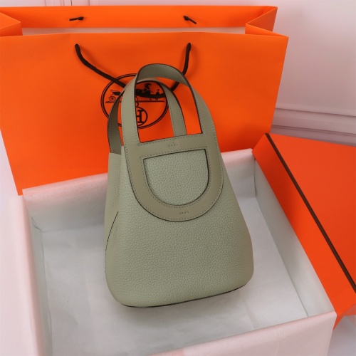 Replica Hermes AAA Quality Handbags In Gold For Women #1240542 $240.00 USD for Wholesale