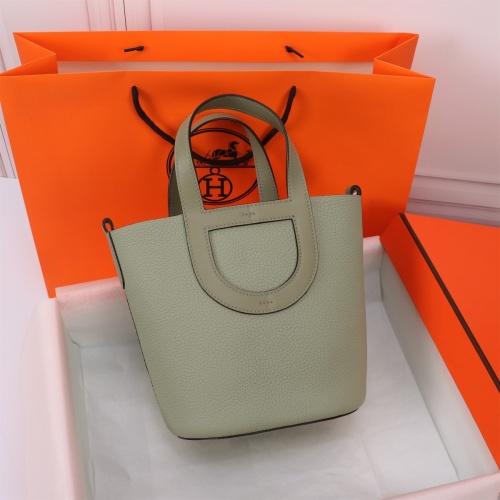 Hermes AAA Quality Handbags In Silver For Women #1240543 $240.00 USD, Wholesale Replica Hermes AAA Quality Handbags