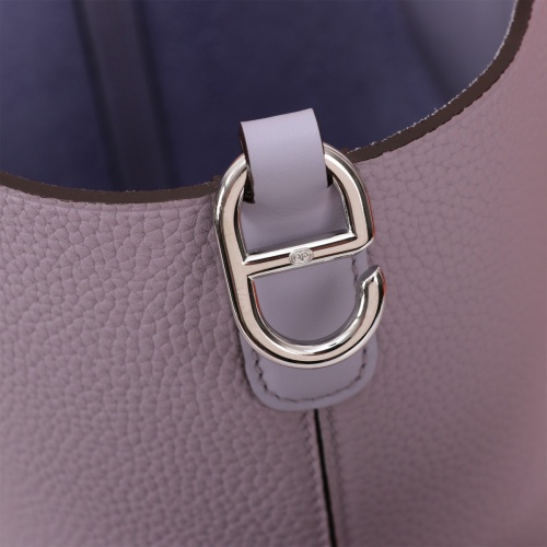 Replica Hermes AAA Quality Handbags In Silver For Women #1240549 $240.00 USD for Wholesale