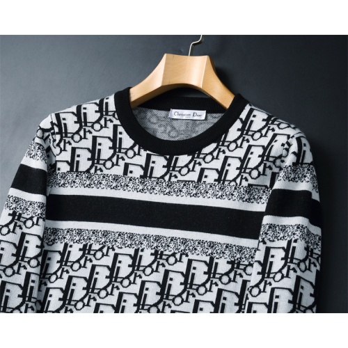 Replica Christian Dior Sweaters Long Sleeved For Men #1240552 $52.00 USD for Wholesale